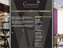 Tablet Screenshot of champions.rest-e.co.il